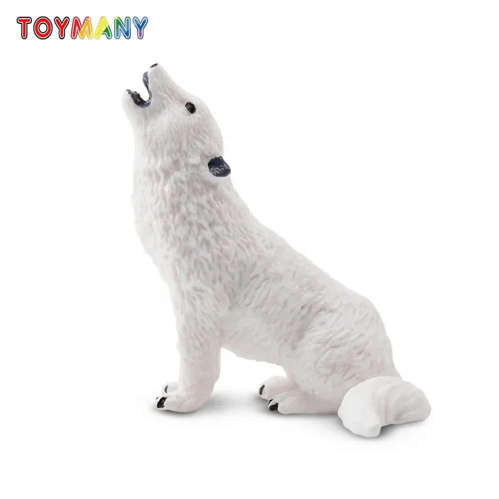 Wolf Animal Model Toy Figurine Lifelike Educational Action Figures