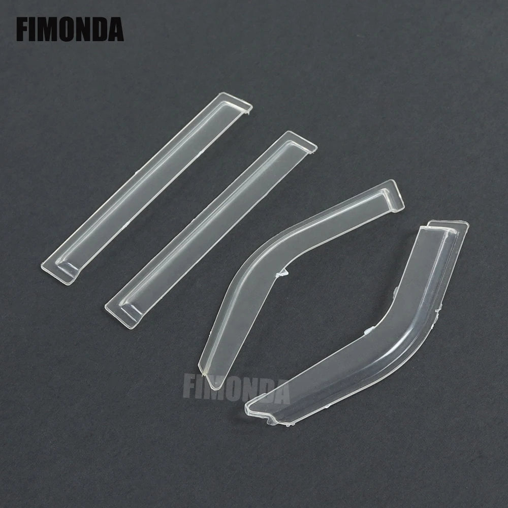 1/10 RC Crawler LC80 ABS Body Interior Roof Rack Bull Bar LED SCX10 TRX4