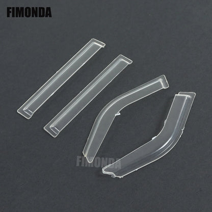 1/10 RC Crawler LC80 ABS Body Interior Roof Rack Bull Bar LED SCX10 TRX4