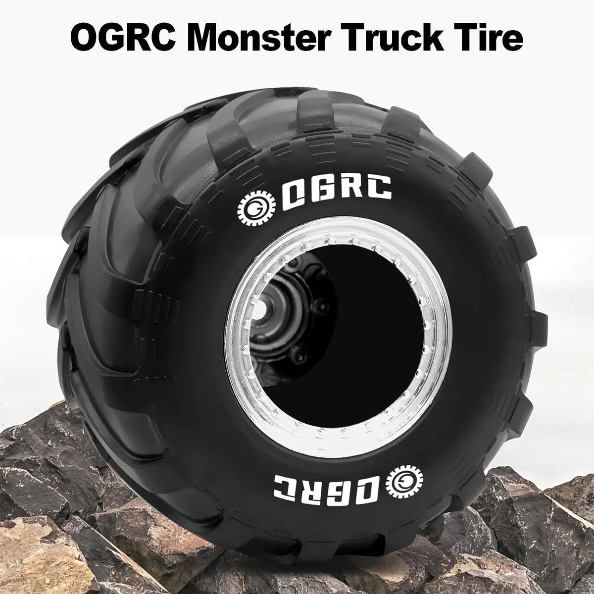 1.0 Crawler Tire for RC Monster Truck Wheel Rim 49mm 70mm 1/24