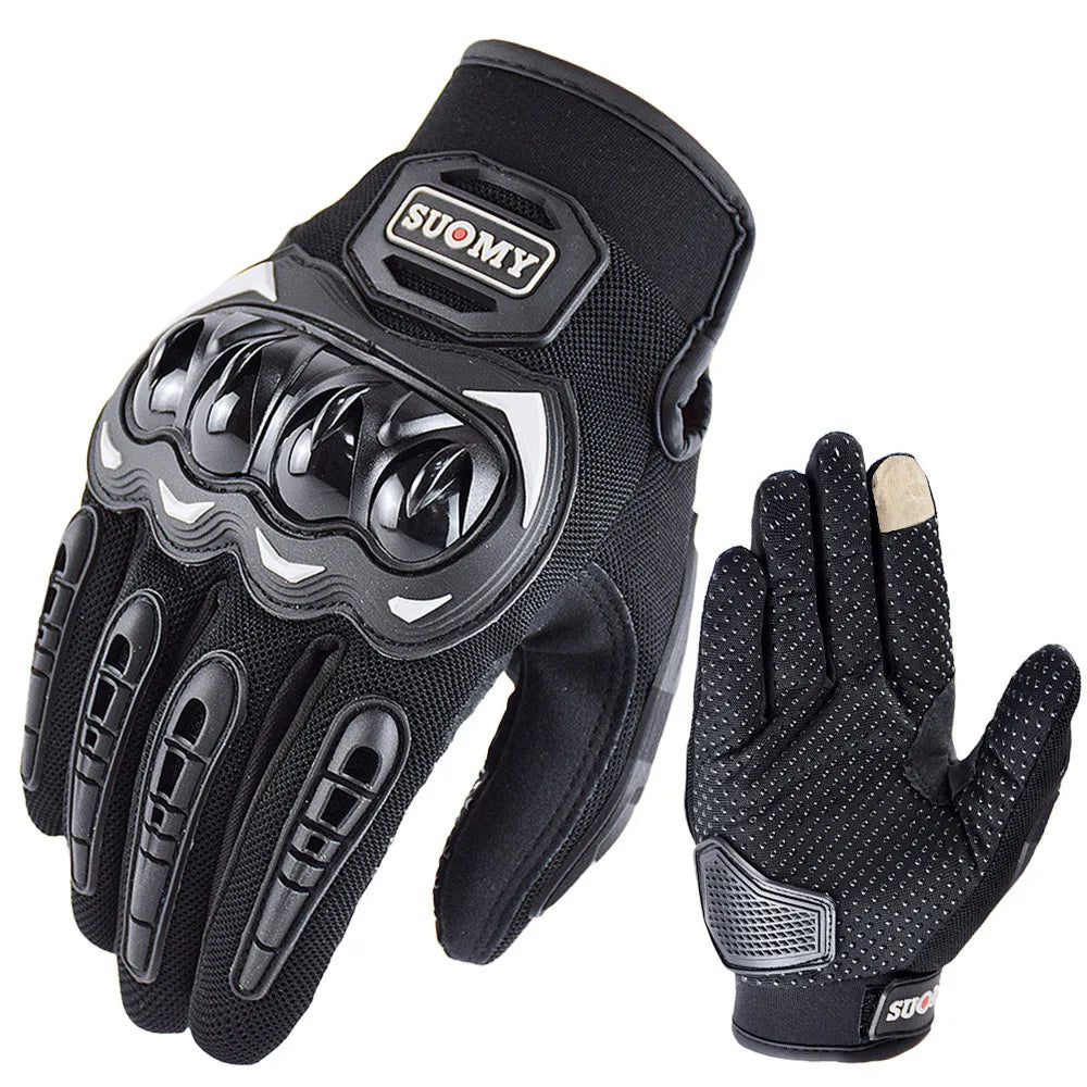 Suomy Summer Motorcycle Gloves Touch Screen Breathable Protective Riding Gloves
