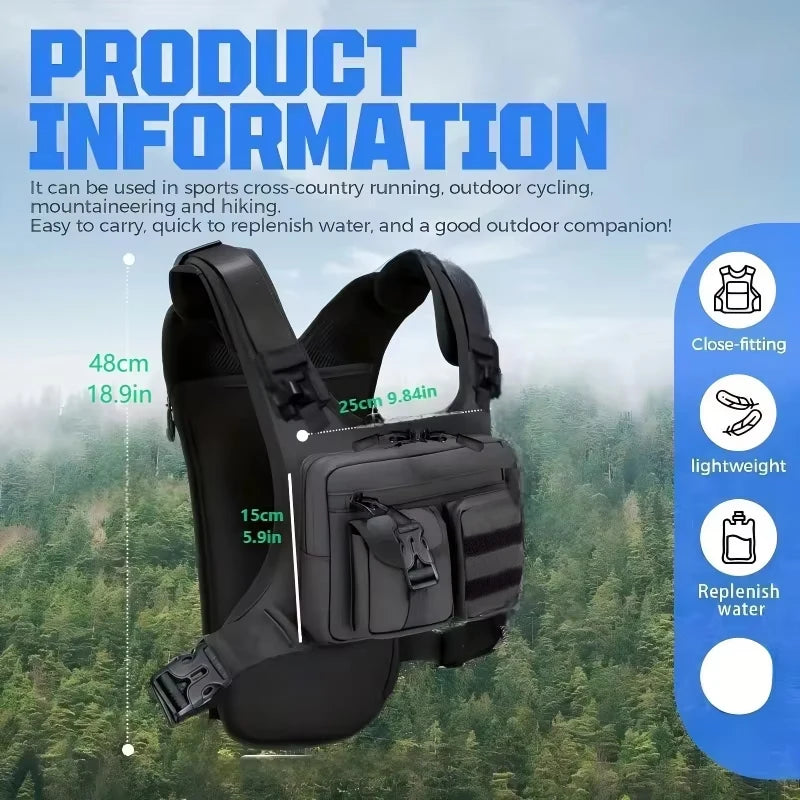 Lightweight Hydration Running Vest Bag for Hiking Cycling Marathon Pack