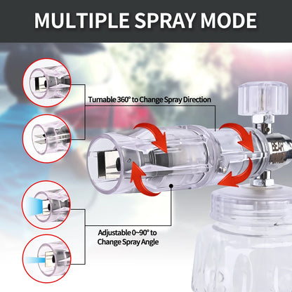 Pressure Washer Foam Lance | Snow Cannon Nozzle for Karcher AR Bosch Bort Jet