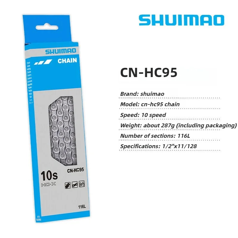 Bicycle Chain 6/7/8/9/10/11 Speed MTB 10v 11v 12v 116/126 Links