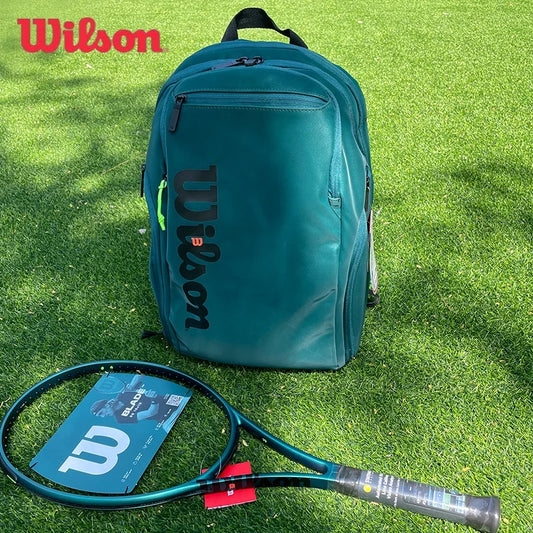 Wilson 2024 Blade V9 Super Tour Tennis Backpack w/ Racket & Shoe Compartments