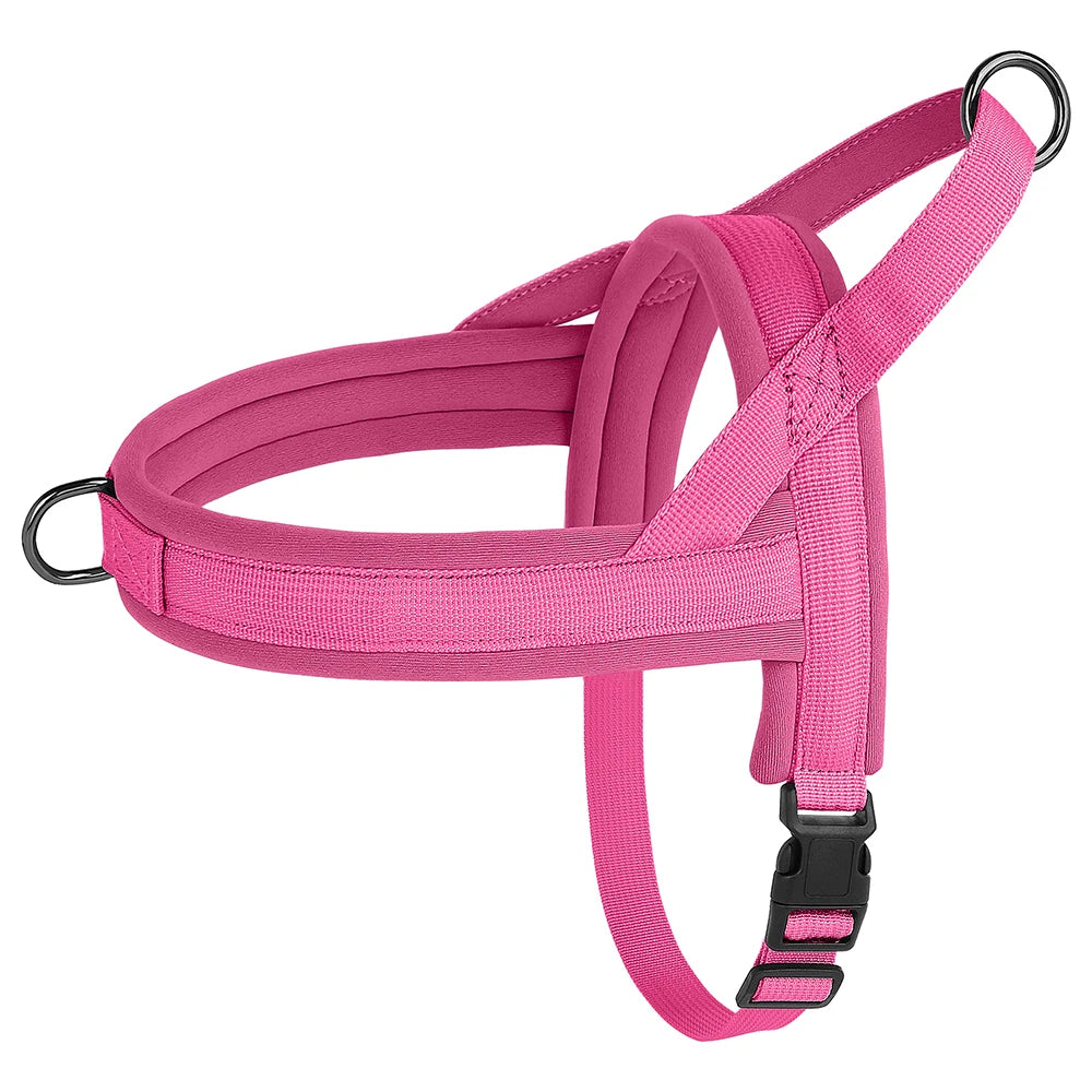 Padded Dog Harness Vest Adjustable Reflective No Pull Soft Puppy Pet