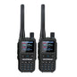 2PCS Baofeng Dual Band Mini Walkie Talkie 5W Radio Air Band Compact
