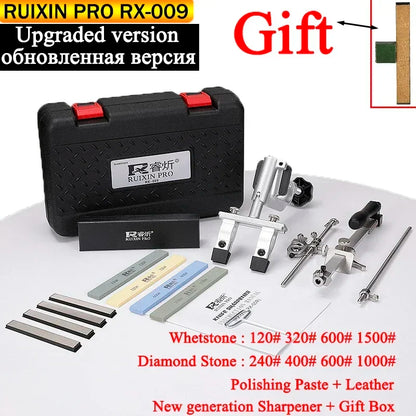 2023 New Upgraded Version Ruixin Pro RX009 Aluminium Alloy Knife Sharpener System 360 Degree Flip Constant Angle Grinding Tools-EXPROTAS