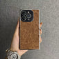 Leopard Pattern Matte Armour Case for iPhone 13-17 Air Pro Max Lens Cover