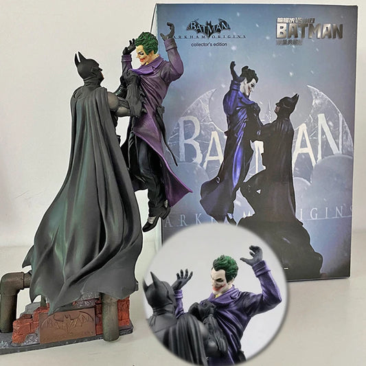 Batman VS Joker Action Figure Arkham Comic Anime Bruce Wayne Joker Figure With Base Big Statue Collection Model Halloween Gifts-EXPROTAS