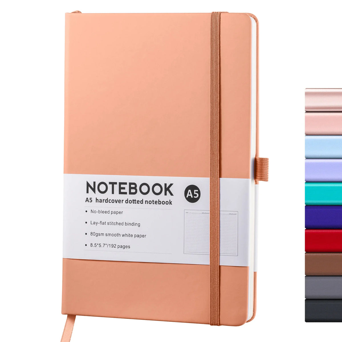 A5 Notebook Note Pad Lined Journal Diary Hardback Ruled Notepad School Supplies