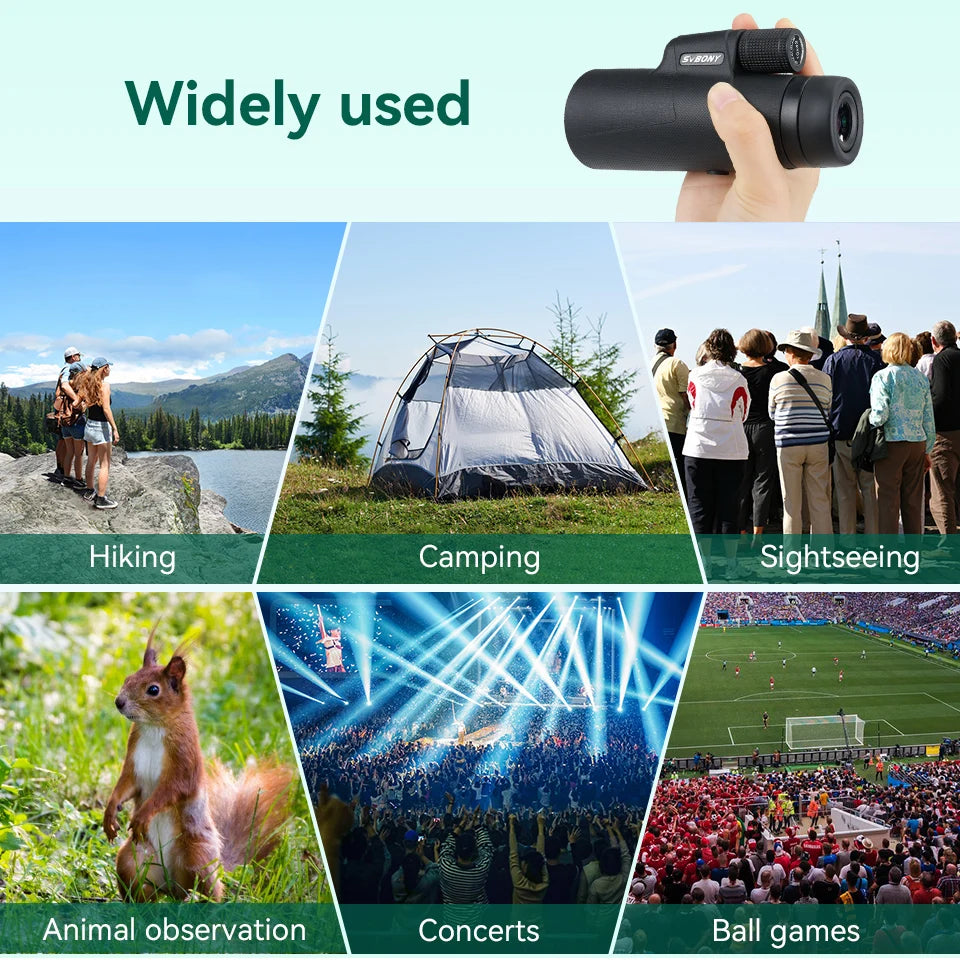 SVBONY SX32 Professional Zoom HD Powerful Portable Long Distance Monocular Telescope For Sports Outdoor Hunting Camping Travel-EXPROTAS