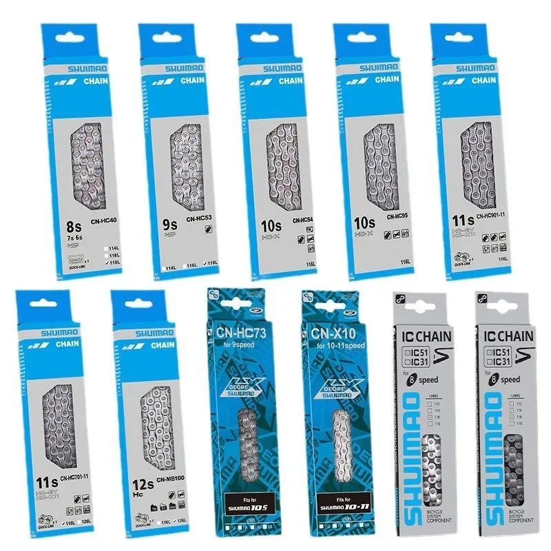 Bicycle Chain 6/7/8/9/10/11 Speed MTB 10v 11v 12v 116/126 Links
