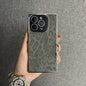 Leopard Pattern Matte Armour Case for iPhone 13-17 Air Pro Max Lens Cover