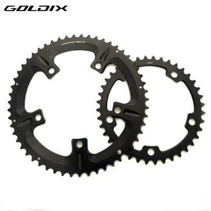 GOLDIX 130BCD Road Bike Double Chainring 53/39T 54/40T 56/42T 5-Bolt