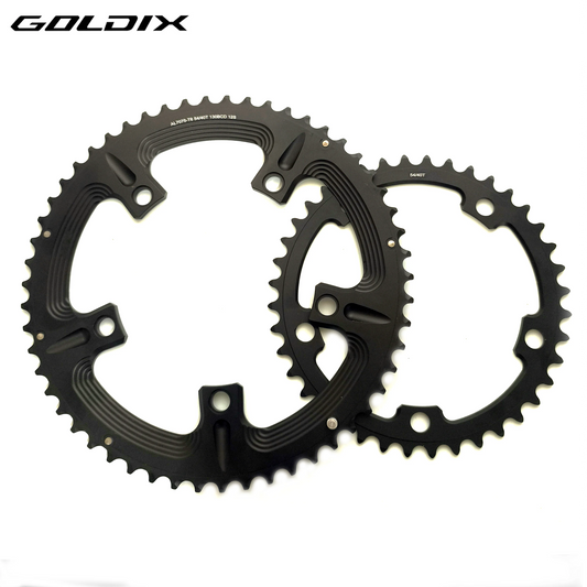 GOLDIX 130BCD Road Bike Double Chainring 53/39T 54/40T 56/42T 5-Bolt