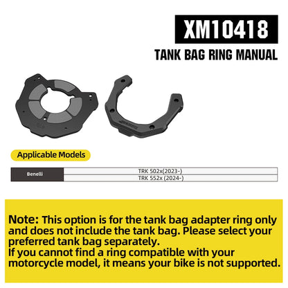 Rhinowalk 6.5L Magnetic Motorcycle Tank Bag Quick Release Rain Cover Universal