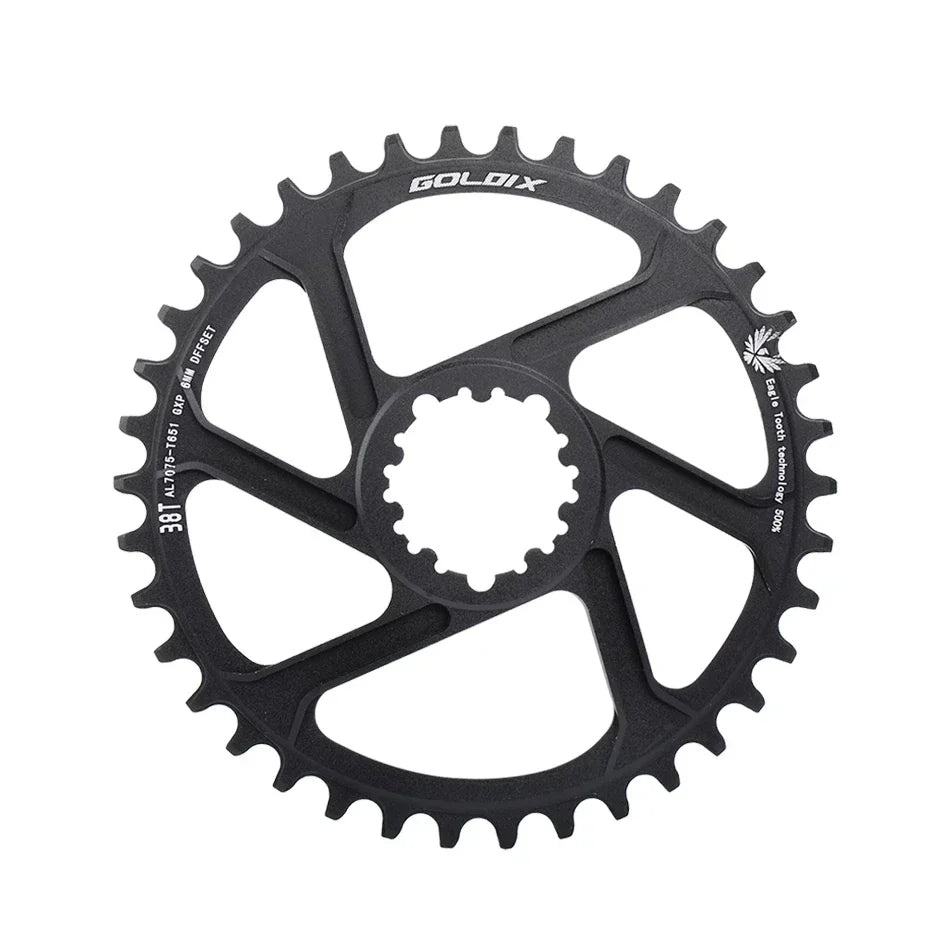 Direct Mount Goldix Chainring 6mm Offset for MTB Road Bike Crankset