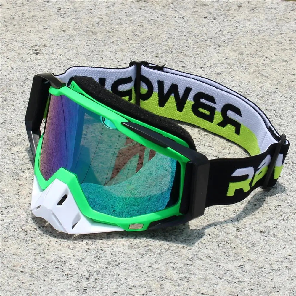 Sunglasses Motorcycle Goggles Windproof Dustproof Night Padded Safety Eyewear