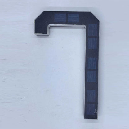 Solar House Number Light LED Address Plaque Sign for Door Wall Outdoor