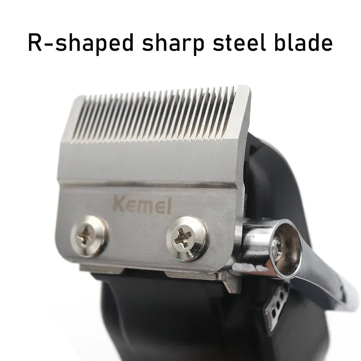 Kemei Cordless Hair Clipper Professional Trimmer USB LED Low Noise Cutting