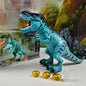Electric Dinosaur Robot Walking Toy Lay Eggs Light Sound for Kids