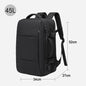BANGE Expandable Men's Backpack Waterproof 17.3 in Laptop Backpack Man Large Capacity Hiking Travel Bag Male Backpacks for Men-EXPROTAS
