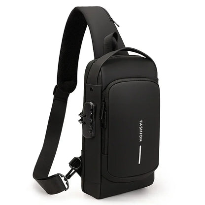 Men's Anti-theft Crossbody Shoulder Bag Travel Sling Chest Pack