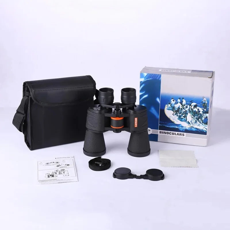 20x50 BAK4 Binoculars Waterproof Low Light Long Range Hunting Camping