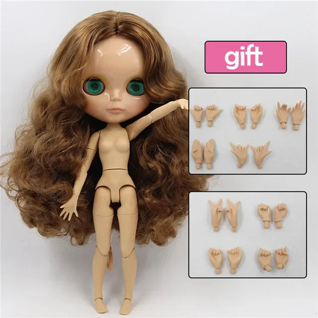 Blyth Doll 1/6 Body BJD Toy 30cm Random Eye Colors Icy Doll