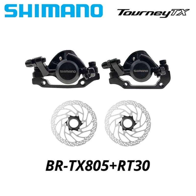 Shimano Tourney BR-TX805 Mechanical Disc Brake Caliper with Resin Pads