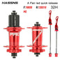 HASSNS PRO7 Hub HG XD MS 32H J-Bend 4 Bearing Freehub for Shimano 8-12 Speed