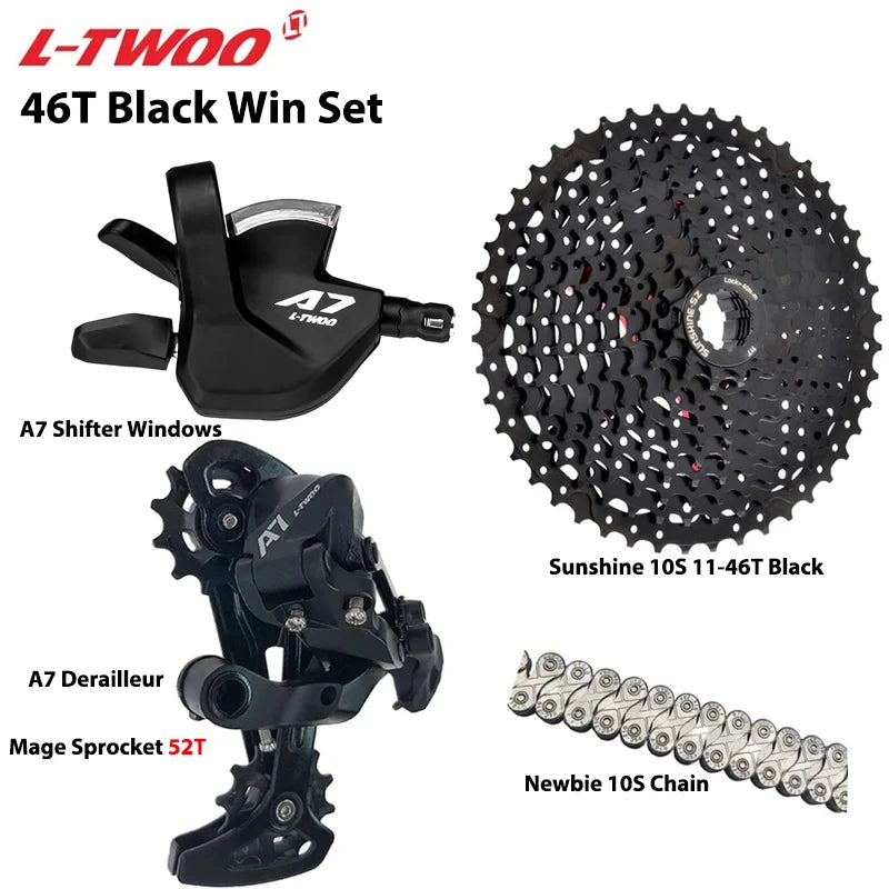 LTWOO A7 1x10 MTB Drivetrain Kit Shifter Rear Derailleur Cassette Chain - EXPROTAS