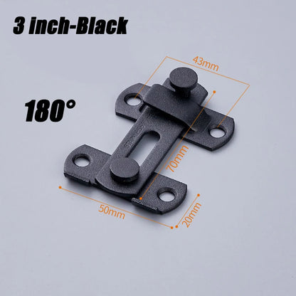 Barn Door Latch Sliding Right Angle Bolt Wine Cooler Closet Baby Safety