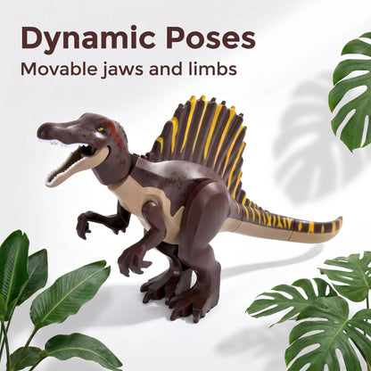 MOC Jurassic Building Block Dinosaur Model Big Brachiosaurus Toy