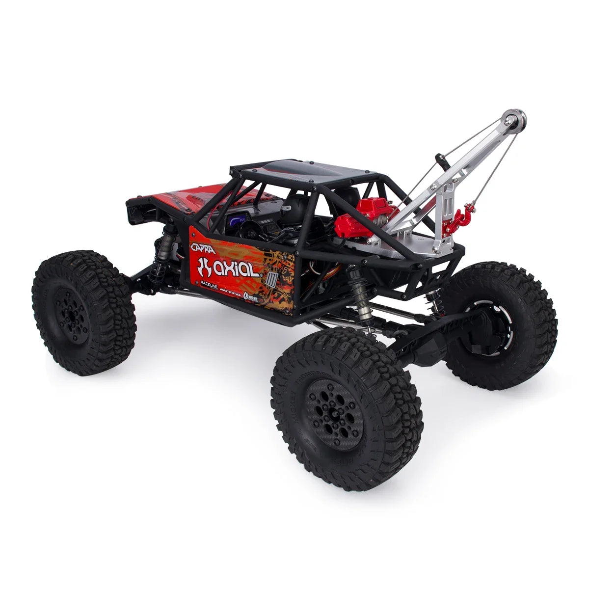 CNC Aluminium RC Wrecker Tow Truck Crane Arm kit Simulation for 1/10 Car Crawler Axial Capra 1.9UTB Trail Buggy Upgrade parts-EXPROTAS