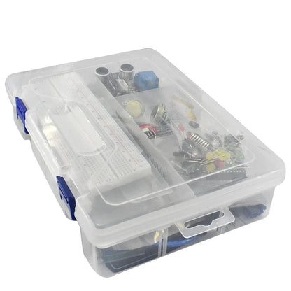 Starter Kit for Arduino Uno R3 - Uno R3 Breadboard and holder Step Motor / Servo /1602 LCD / jumper Wire/ UNO R3-EXPROTAS