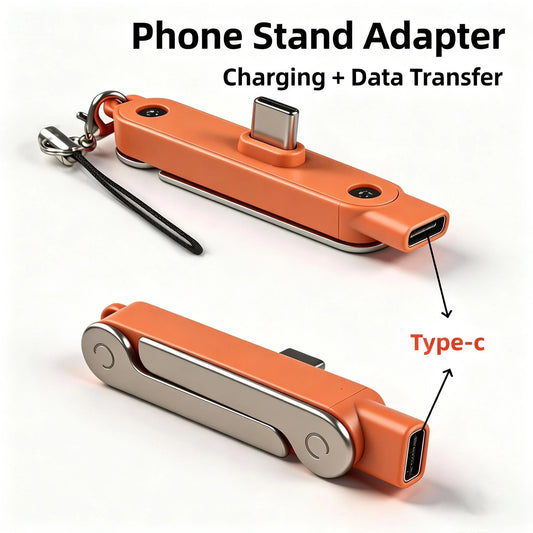 Phone Charging Bracket Adapter 240W Fast OTG USB-C Male Female Holder