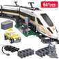 City Power High-speed Railway Fuxing Hexie Electric Locomotive Train Building Blocks Toys for Children Technical Bricks Kids-EXPROTAS