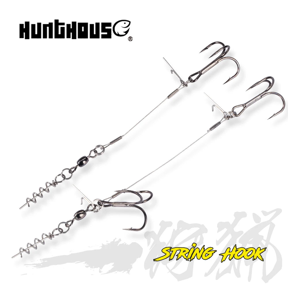 Single Double Hook 9cm 12cm Fishing Rig for Big Shad Tackle
