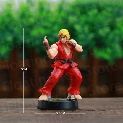 Street Fighter Ken Masters Ryu PVC Anime Fighting Game Action Figure Toy
