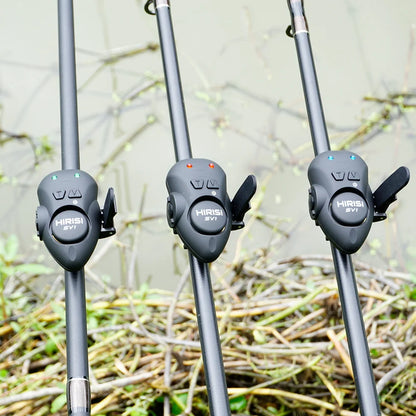 Hirisi SV1 Carp Fishing Bite Alarm Set Luminous Bite Indicator Portable Case