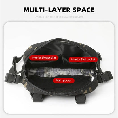Fishing Chest Bag Men Lightweight Tactical Multi-function Hiking Pack