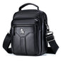 Men’s Crossbody Bag Retro Leather Shoulder Bag Fashion Top Layer Cowhide Satchel