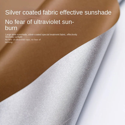 3.65m Canopy Side Walls Silver Coated Waterproof Sunshade Outdoor Gazebo Panels