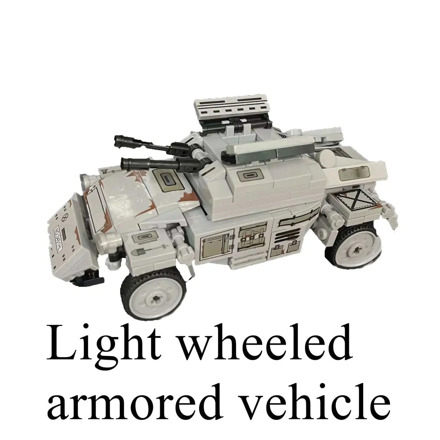 WW2 Panzerkampfwagen 38(t)A Tank Building Blocks Military Brick Model Educational Toy Gift