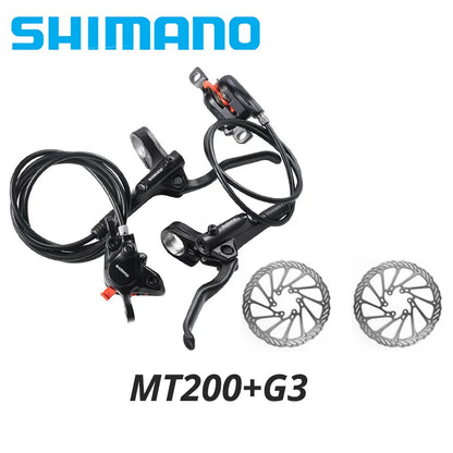 Shimano MT200 MT201 M315 MTB Mountain Bike Hydraulic Disc Brake MT200 Brakes 2 Piston 3 Finger Steel Lever BL-MT200-EXPROTAS