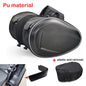 Motorcycle Saddle Bag Waterproof Riding Travel Bag with Rain Cover One Pair Short Eye-Catching Design for Motorbike Helmet