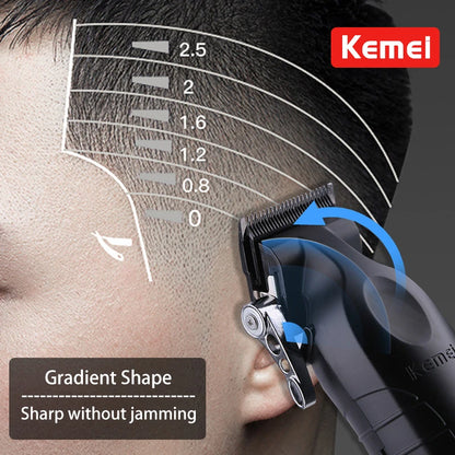 Kemei Hair Clipper Professional Cordless Trimmer Electric Shaver Beard Machine
