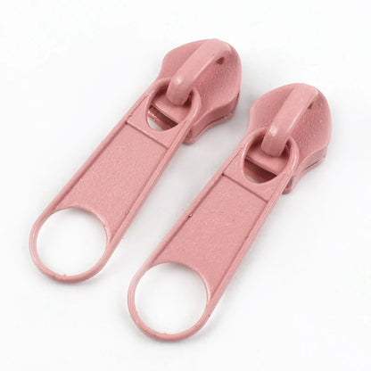 50/100/200Pcs 3#5# Zipper Slider For Nylon Zippers Bag Garment Zip Puller Backpack Pocket Zips Repair Kit DIY Sewing Accessories